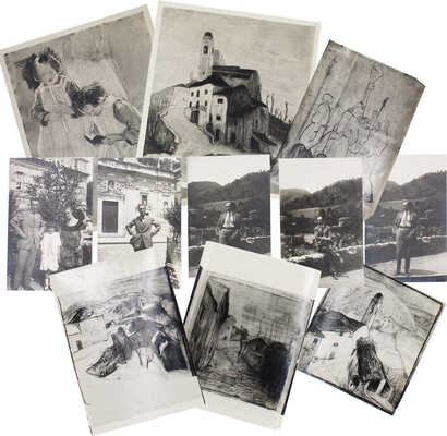 Подборка из 11 фотографий из поездки В.Г. Лидина по Италии: